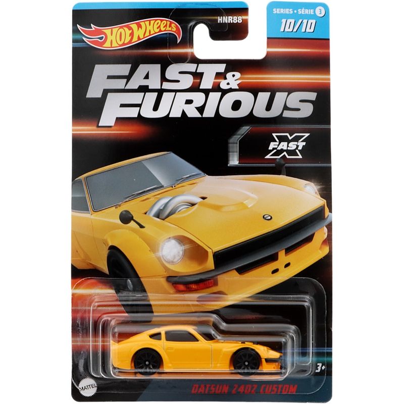 Datsun Z40Z Custom - Gul - F&F - S3 10/10 - Hot Wheels