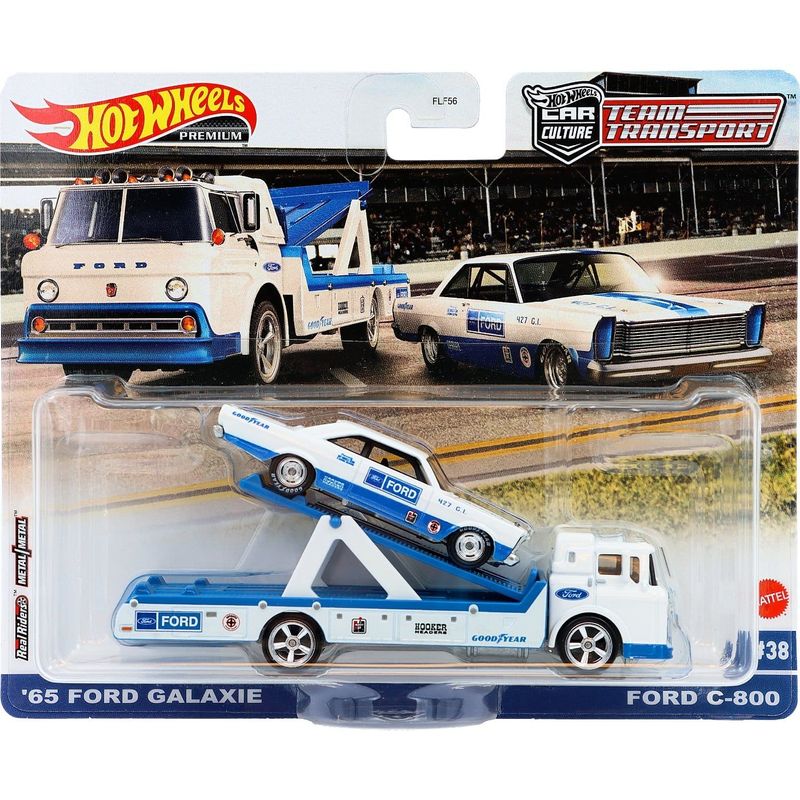 '65 Ford Galaxie + Ford C-800 - Team Transport - Hot Wheels