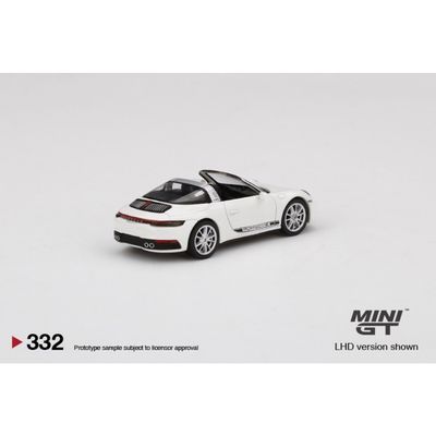 Porsche 911 Targa 4S - Vit - 332 - Mini GT - 1:64