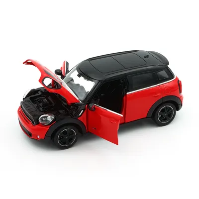 MINI Cooper S Countryman - Röd / Svart - Rastar - 1:24