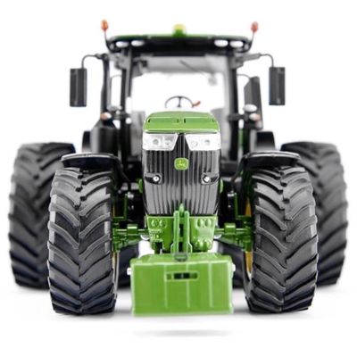 John Deere 7310R med Dubbelmontage - Wiking - 1:32