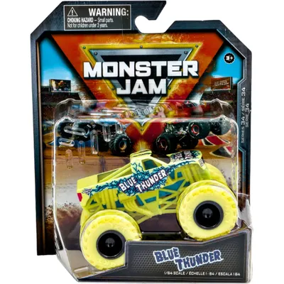 Blue Thunder - Monster Jam - Monster Truck - 10 cm