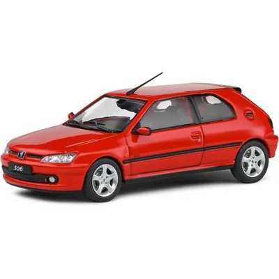 Peugeot 306 S16 - Röd - Solido - 1:43