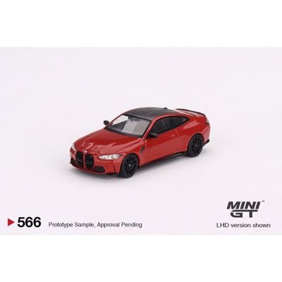 BMW M4 Competition - Toronto Red - 566 - Mini GT - 1:64