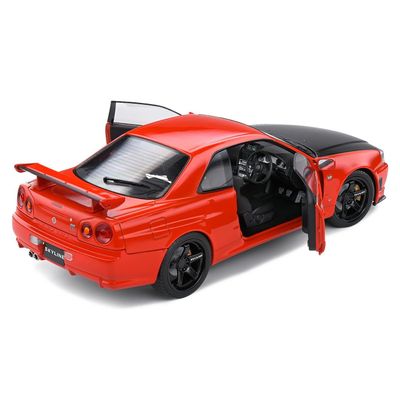 Nissan Skyline GT-R (R34) - 1999 - Röd - Solido - 1:18