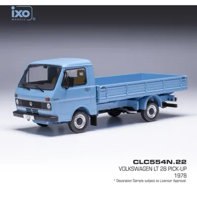Volkswagen LT 28 Pick-Up - 1978 - Blå - Ixo Models - 1:43