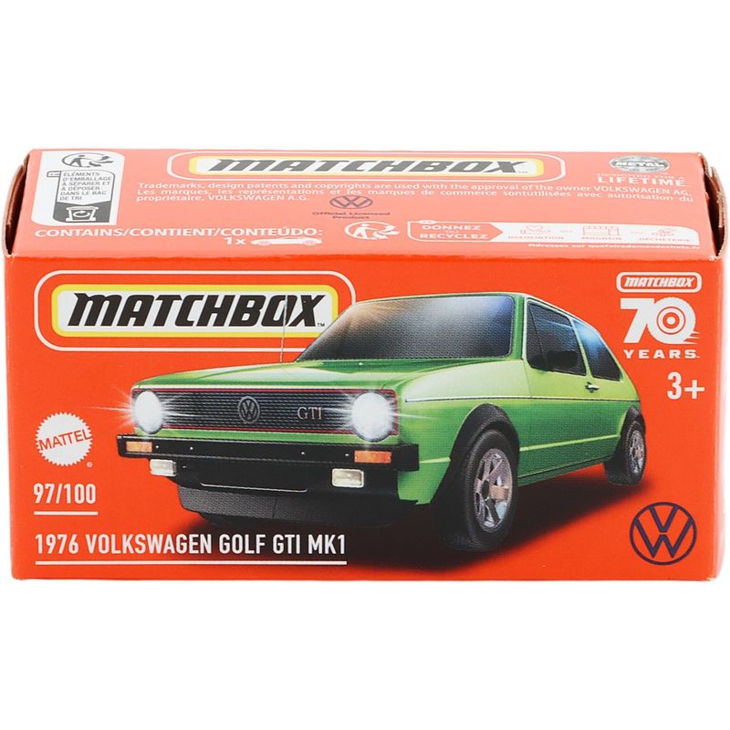 1976 Volkswagen Golf GTI MK1 - Grön - Power Grab - Matchbox