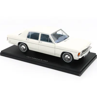 Opel Admiral B - 1969 - Vit - Hachette Models - 1:24