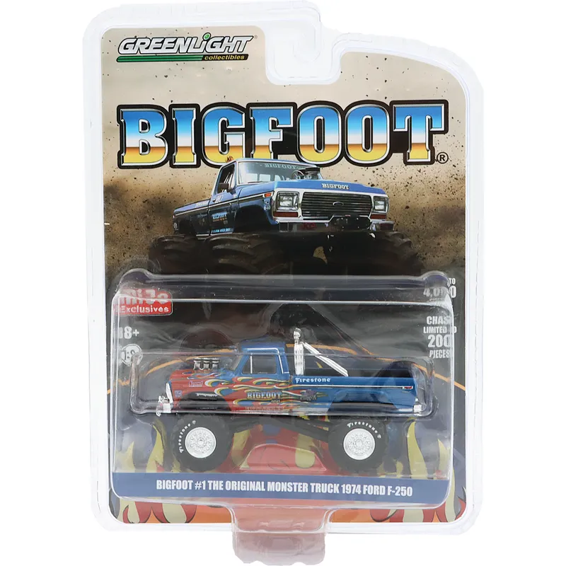 1974 Ford F-250 - Bigfoot - The Original Monster Truck - GreenLight - 1:64