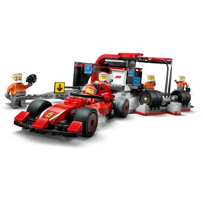 F1 Pit Stop & Pit Crew - Ferrari - Formula 1 - 60443 - LEGO