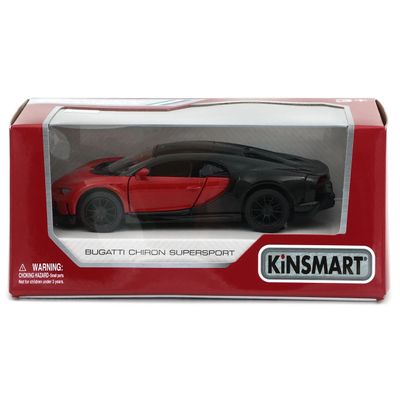 Bugatti Chiron Supersport - Röd och Svart - Kinsmart - 1:38