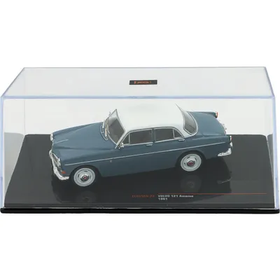 Volvo 121 Amazon - 1961 - Grå / Vit - Ixo Models - 1:43