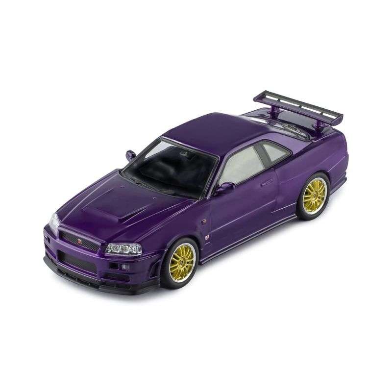 Nissan Skyline GT-R (R34) - 2002 - Lila - Ixo Models - 1:43