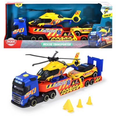 Rescue Transporter - Volvo FH16 + Volvo XC40 - Dickie Toys