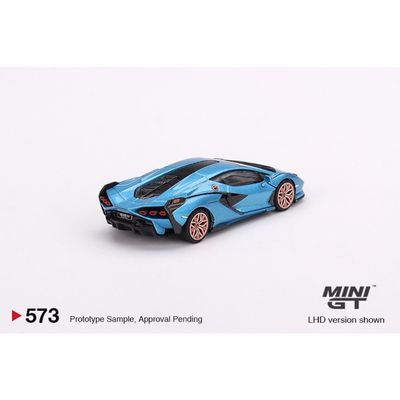 Lamborghini Sián FKP 37 - Blå - 573 - Mini GT - 1:64