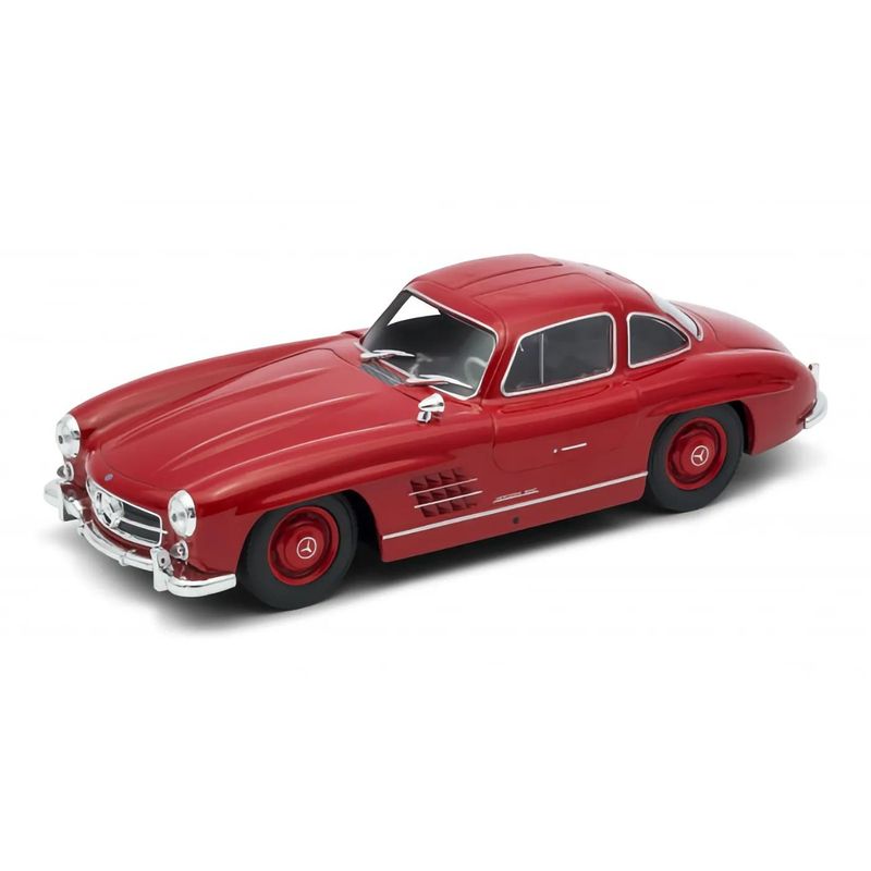 Mercedes-Benz 300 SL (W198) - Röd - Welly - 1:24