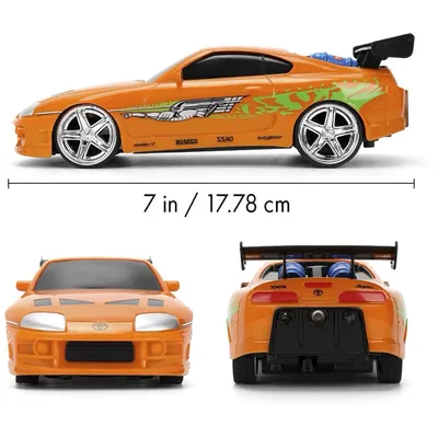 Brians Toyota Supra Nitro Powered - RC - Jada - 18 cm