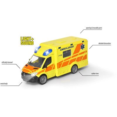 Finsk Ambulans - Mercedes-Benz - Majorette Grand Series