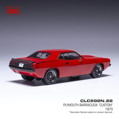 Plymouth Barracuda - 1970 - Röd - Ixo Models - 1:43