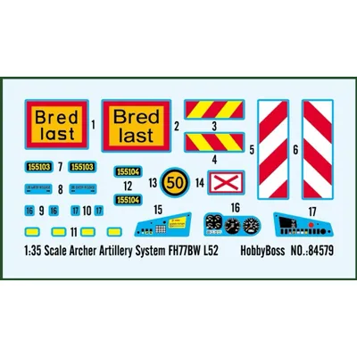 Archer Artillery System FH77BW L52 - Byggmodell - 84579 - Hobby Boss - 1:35