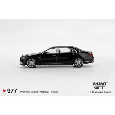 Mercedes-Maybach S 680 - Svart - Mini GT - 1:64