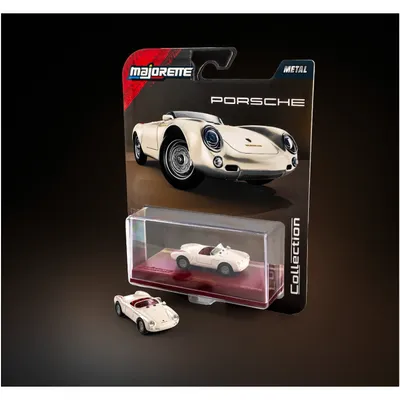 1955 Porsche 550 Spyder - Hvid - Collection Series - Majorette - 1:64