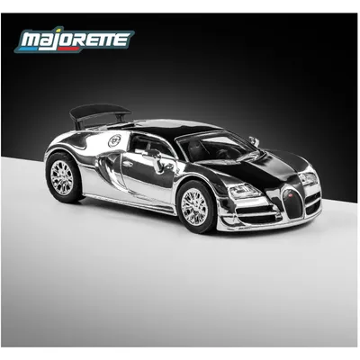 2005 Bugatti Veyron 16.4 Super Sport - Silver/Svart - Collection Series - Majorette - 1:64