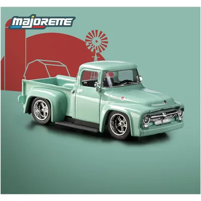 1956 Ford F-100 - Grön - Collection Series - Majorette - 1:64