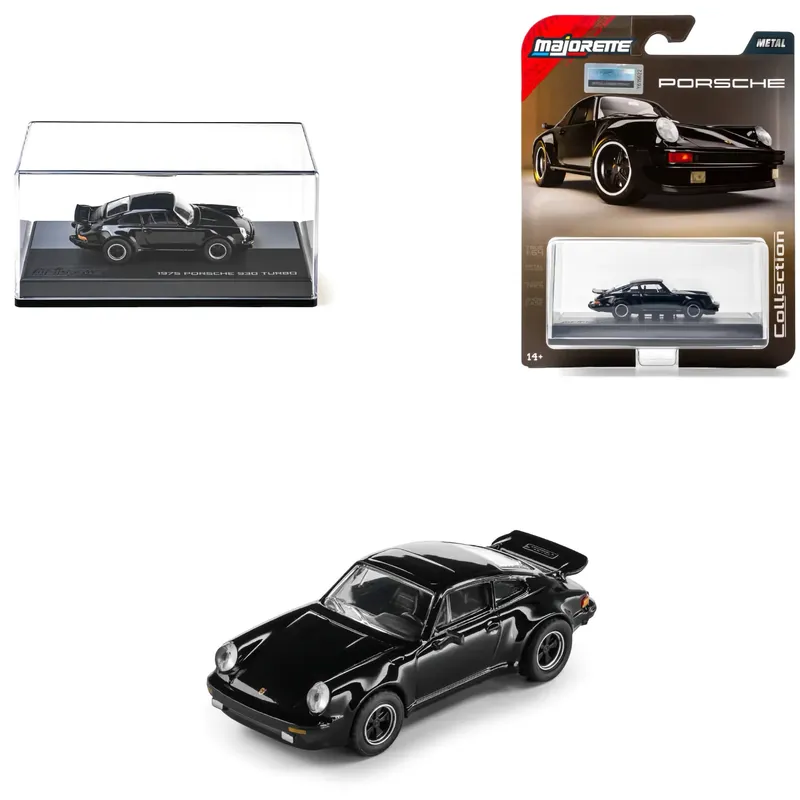 1975 Porsche 930 Turbo - Svart - Collection Series - Majorette - 1:64