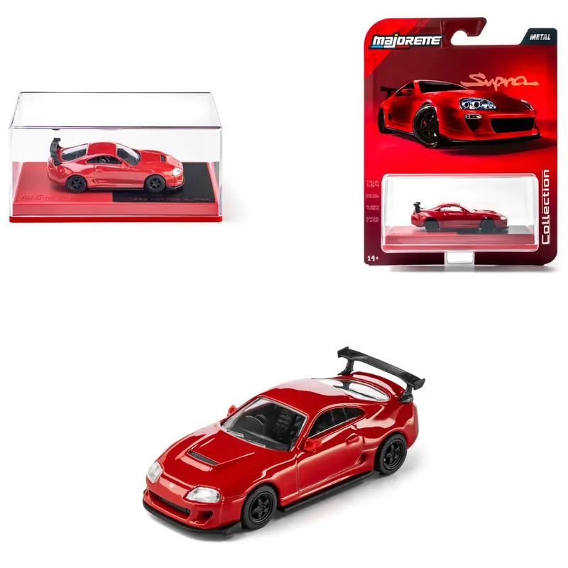 1995 Toyota Supra - Röd - Collection Series - Majorette - 1:64