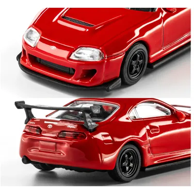 1995 Toyota Supra - Röd - Collection Series - Majorette - 1:64