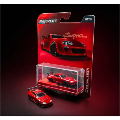 1995 Toyota Supra - Röd - Collection Series - Majorette - 1:64