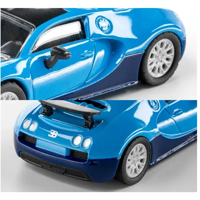 2005 Bugatti Veyron 16.4 Super Sport - Blå - Collection Series - Majorette - 1:64