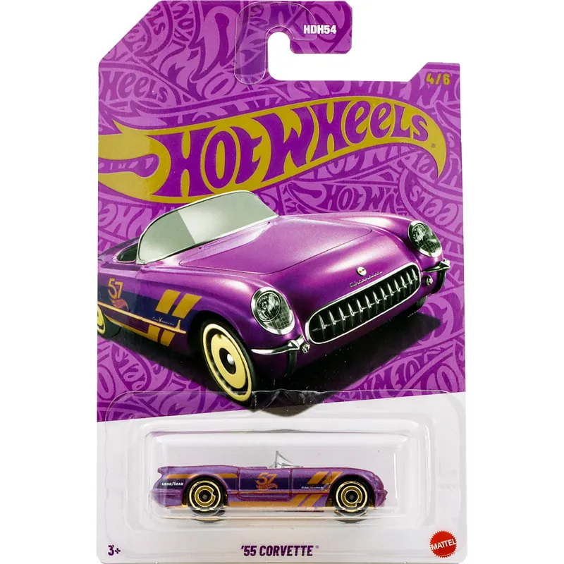 '55 Corvette - Purple and Gold - Hot Wheels