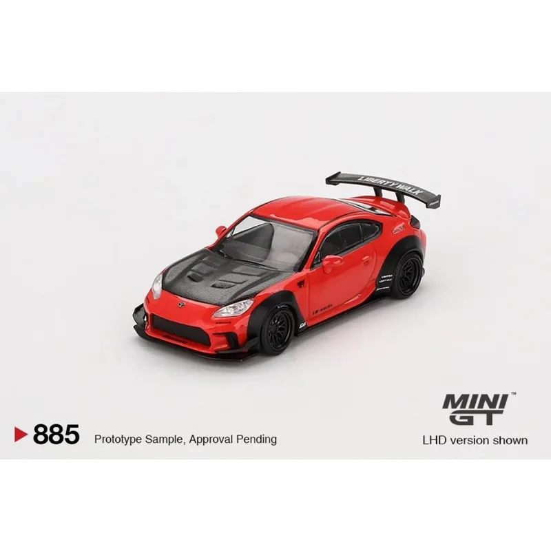 Toyota GR86 LB★Nation - Röd - 885 - Mini GT - 1:64