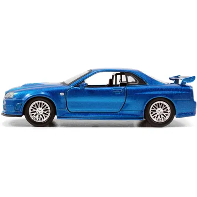 Brian's Nissan Skyline GT-R (R34) - Blå - Jada Toys - 1:32