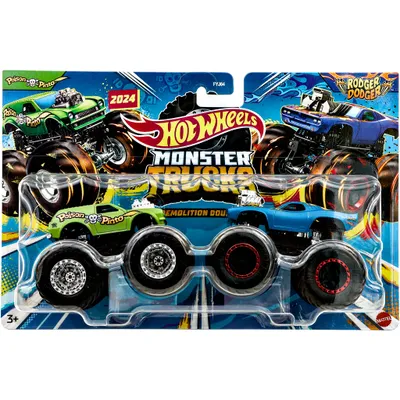 Poison Pinto + Rodger Dodger - Monster Trucks - Hot Wheels