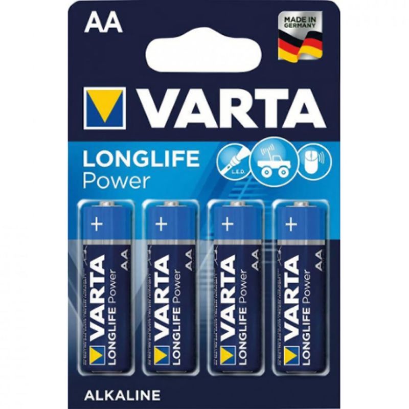 Batterier AA (LR6) - Alkaliskt - Varta Longlife Power