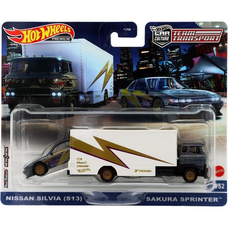 Nissan Silvia (S13) + Sakura Sprinter - TT #52 - Hot Wheels