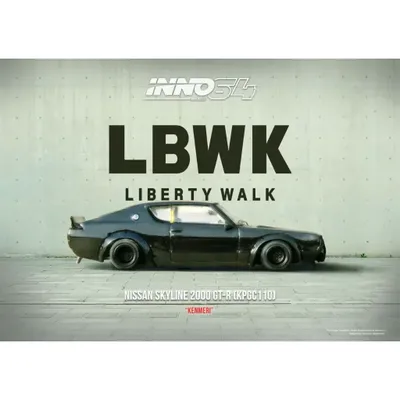 LB Works Nissan Skyline 2000 GT-R (KPGC110) - Inno64 - 1:64