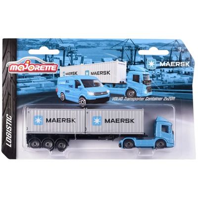 Volvo FMX Transporter Container 2x20 ft - MAERSK - Majorette