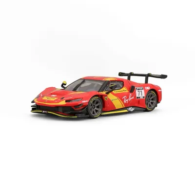 Ferrari 296 GT3 - 2022 - Röd - Racing - Bburago - 1:43