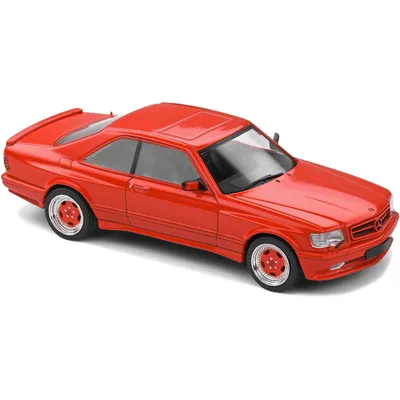 Mercedes-Benz 560 SEC AMG Widebody 1990 Röd - Solido - 1:43
