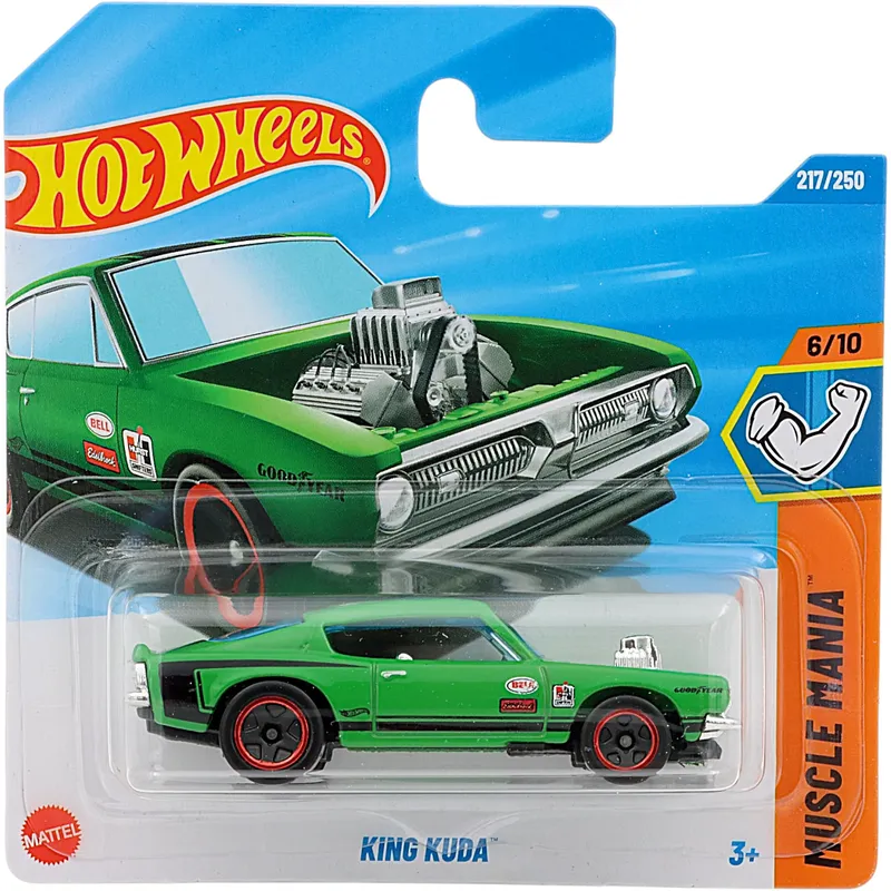 King Kuda - Grön - Muscle Mania - 217/250 - Hot Wheels