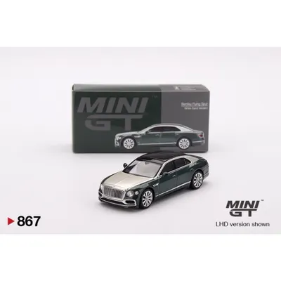 Bentley Flying Spur - White Sand Verdant - Mini GT - 1:64