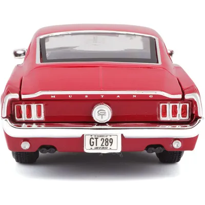 1967 Ford Mustang GT - Röd - Maisto - 1:24