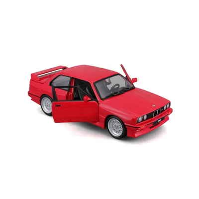 BMW M3 (E30) - 1988 - Röd - Bburago - 1:24
