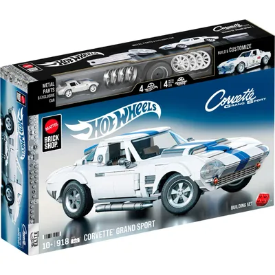 Corvette Grand Sport - Brick Shop - Klodsbyggesæt - Hot Wheels Elite Series