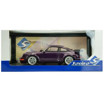 Porsche 911 (964) Turbo - 1990 - Violet Blue Metallic - Solido - 1:18