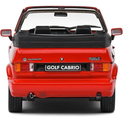 Volkswagen Golf MK1 Cab Sportline 1992 - Röd - Solido - 1:43